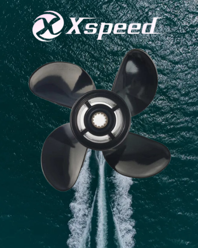 Helice de Aluminio Matched Mercury para Motores de 25 a 70 HP. 4 x 10 3/8 x 13.