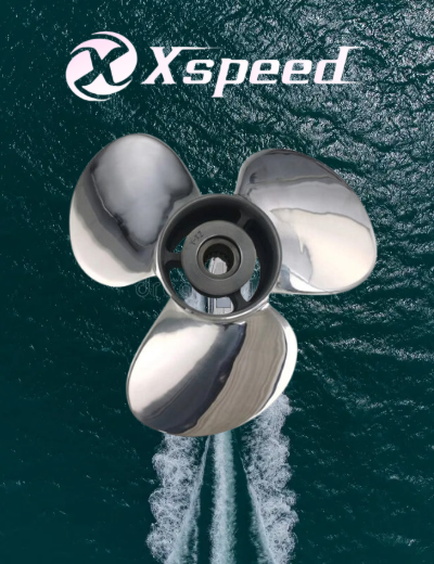Sin título Helice de Acero Inoxidable Matched Mercury para motores de 40 a 140 HP. 3 x 14 x 23.
